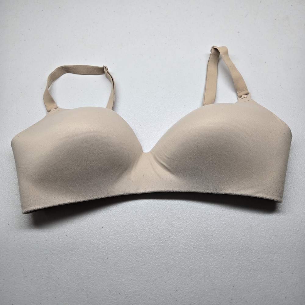 Soma Women Bra 36DD Beige Enbliss Nursing Wireless Lightly Lined READ
